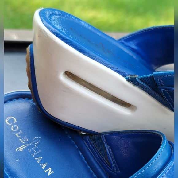 Cole Haan vintage Nike Air Sandals Wmns 6 Blue - Picture 5 of 10